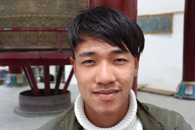 Portrait of young man
