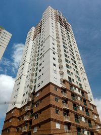 Low angle view of buildings against sky