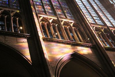 Low angle view of historical building