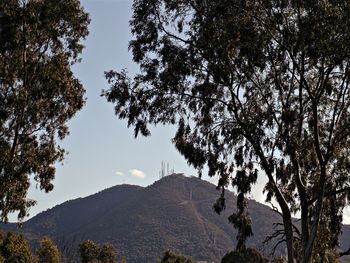 Scenic view of mountain against sky