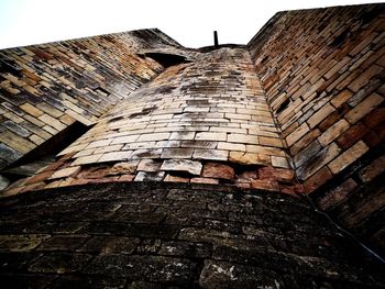 Low angle view of old building