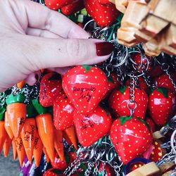 Close-up of cropped hand