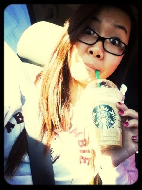 Starbucks before school.