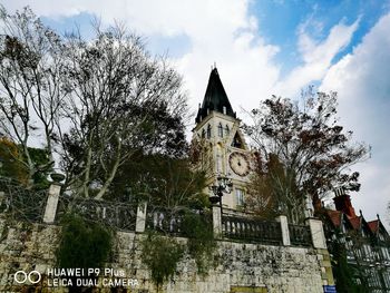 Low angle view of cathedral against sky