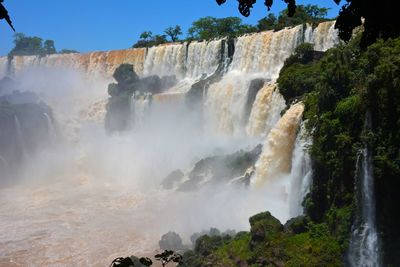 View of waterfall