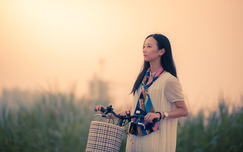 Young woman outdoors