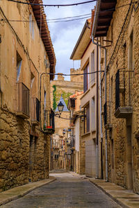 Street amidst buildings in city