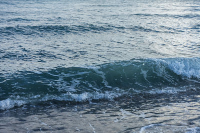 High angle view of sea