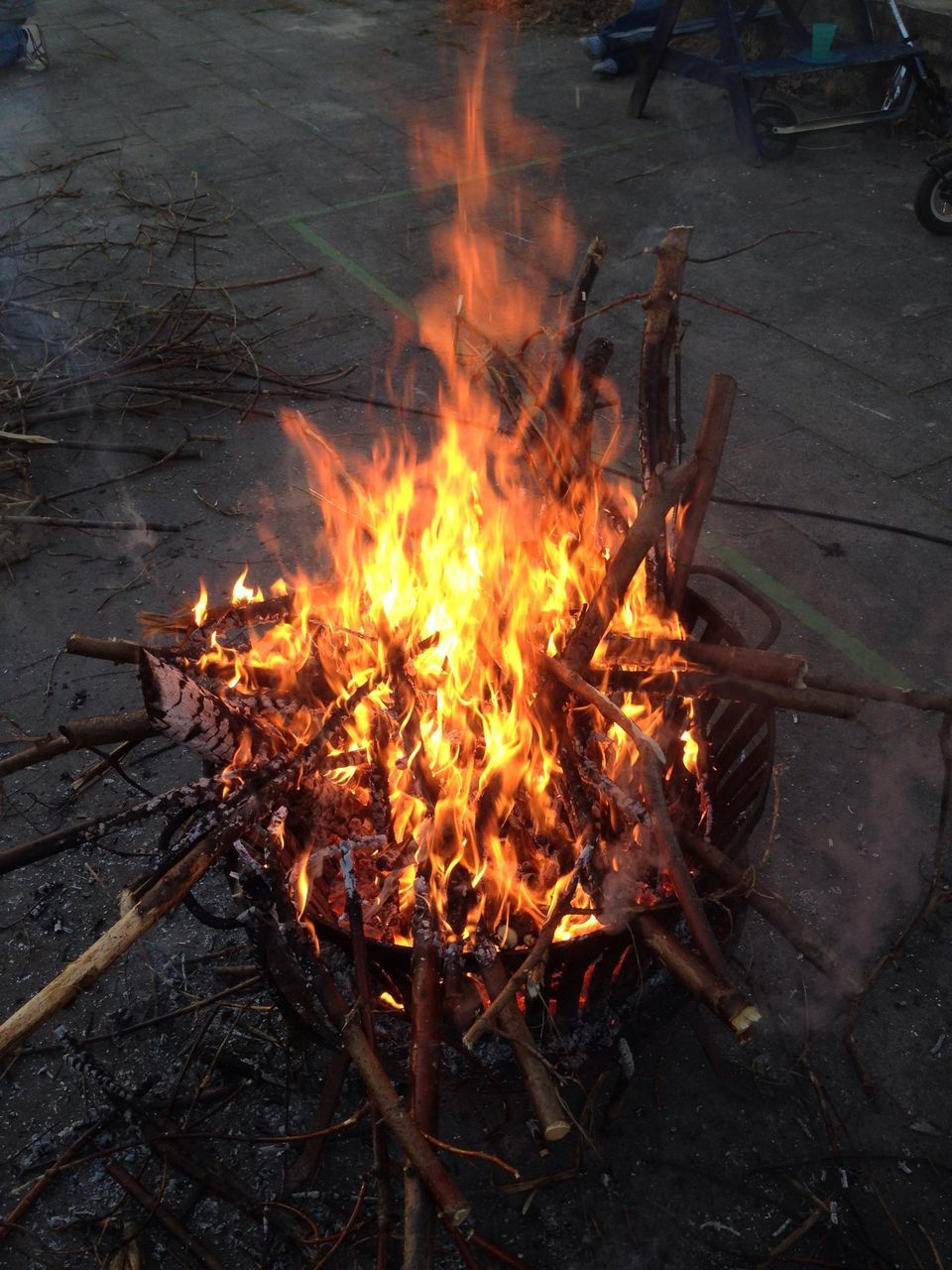 burning, flame, fire - natural phenomenon, heat - temperature, bonfire, firewood, glowing, fire, orange color, night, motion, close-up, campfire, wood - material, outdoors, no people, heat, high angle view, dry, long exposure