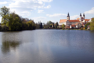 River with buildings in background