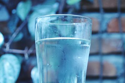 Close-up of drink in glass