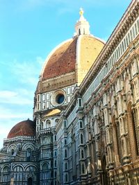 Low angle view of building against sky