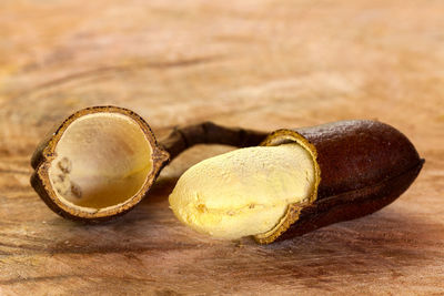 Close-up of fruit on table