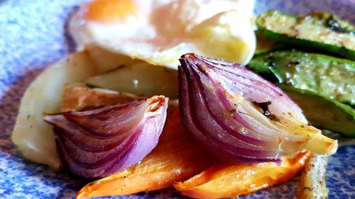 Close-up of food in plate