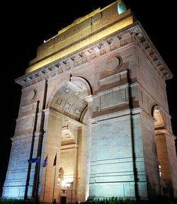 Low angle view of historical building