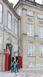 Guards in front of amalienborg