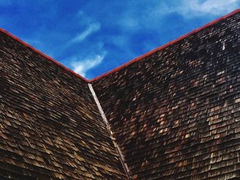 Low angle view of building against sky