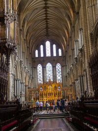 Interior of church