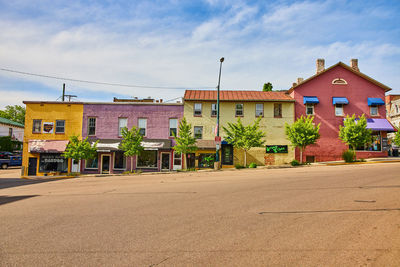 Houses in city