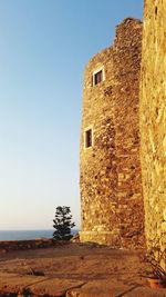 Castle against clear sky