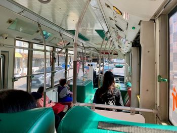 People sitting in bus