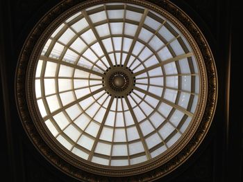 Low angle view of ceiling