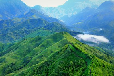 Scenic view of mountains