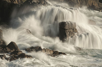 View of waterfall