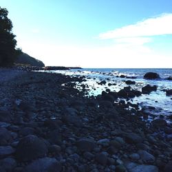 Rocks on sea shore