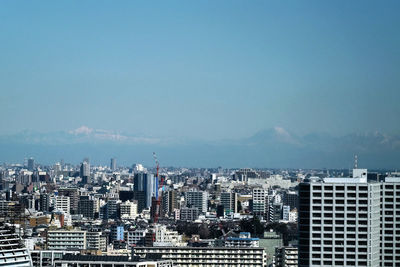 Cityscape against sky