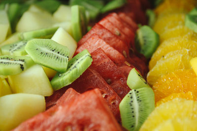 Full frame shot of fruits