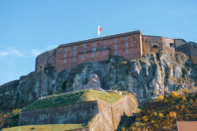 Built structure against blue sky