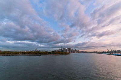 View of city at waterfront