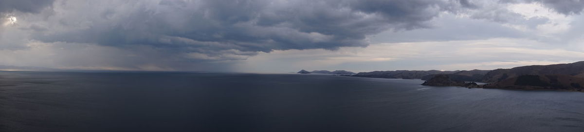 Panoramic view of sea against sky