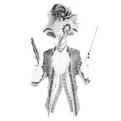 Close-up of woman against white background