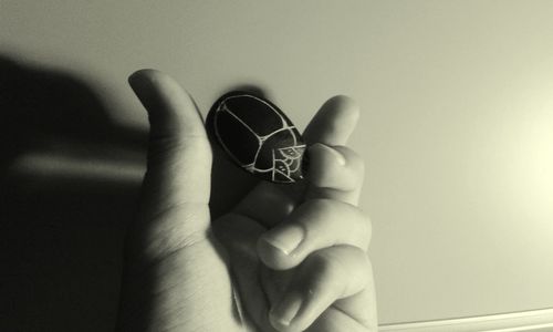 Cropped image of woman holding hands