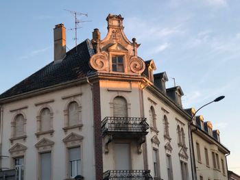 Low angle view of building against sky