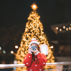 Close-up of christmas decorations