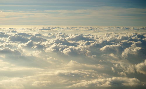 Low angle view of clouds in sky