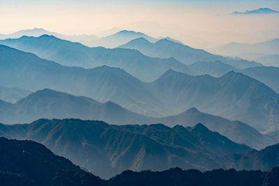 Scenic view of mountains 