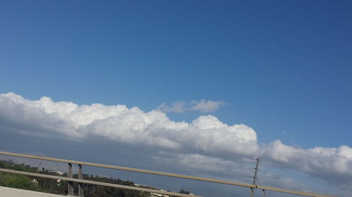 Clouds in blue sky