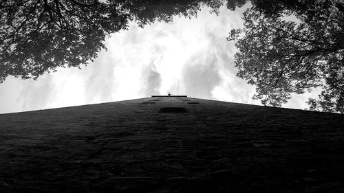 Low angle view of building against sky