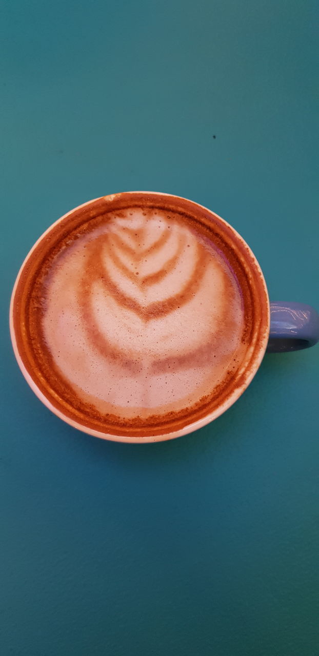 DIRECTLY ABOVE SHOT OF CAPPUCCINO