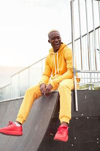 Portrait of a smiling young man