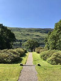 Path to the lake, glengarry castle