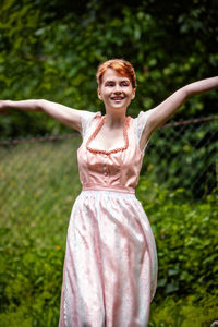 Portrait of a smiling young woman