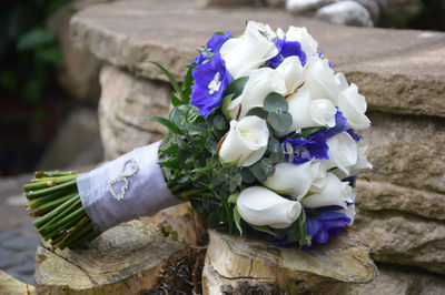 Close-up of purple flowers blooming