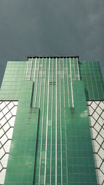 Low angle view of modern building against sky