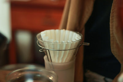 Close-up of drink in glass