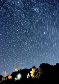 Scenic view of star field at night